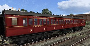 TS Marketplace: Caledonian Railway 65ft Grampian LMS Period 3 Coach Pack