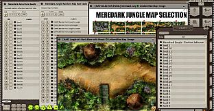 Fantasy Grounds - Meanders Map Pack: Meredark Jungle (Map Pack)