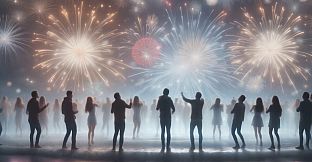 AI-VJ - New Year 2 Visuals