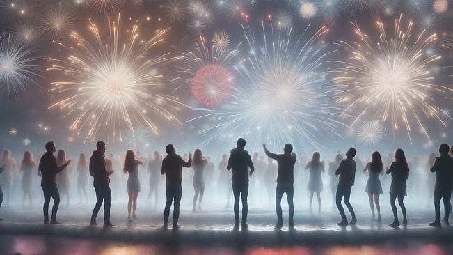 AI-VJ - New Year 2 Visuals