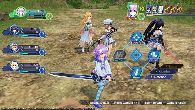 Megadimension Neptunia VIIR - 4 Goddesses Online Novice Class Weapon Set