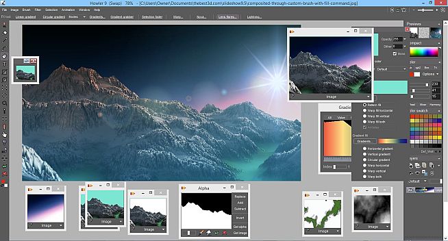 PD Howler 9.6 Digital Painter and Visual FX box