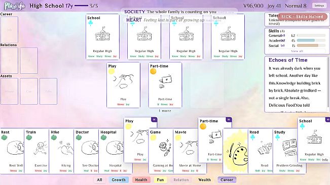 PlayLife: Life Deck Simulator