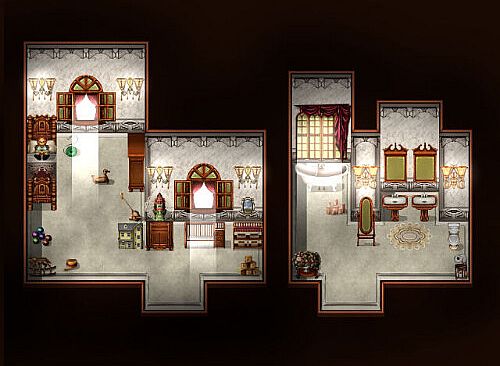 RPG Maker MZ - KR Victorian Mansion Tileset