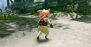 MONSTER HUNTER RISE - "Bow Collar" Palico layered armor piece
