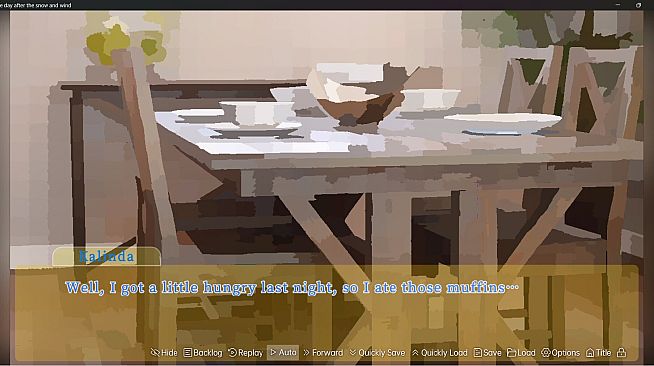 One day after the snow and wind