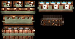 RPG Maker MZ - KR Vintage Steam Train Tileset