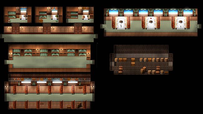 RPG Maker MZ - KR Vintage Steam Train Tileset
