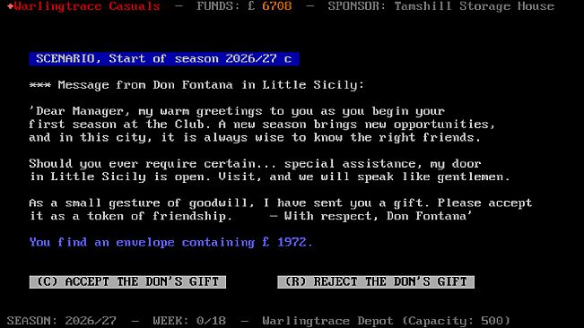 FC Mafioso: Football Dynasty Manager
