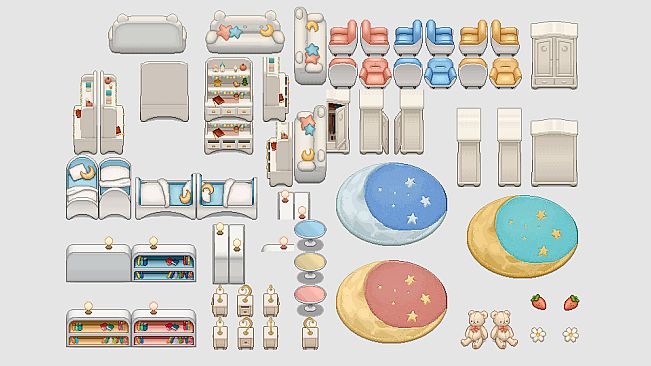 RPG Maker MV - Pastel Kawaii Assets - Mini Version