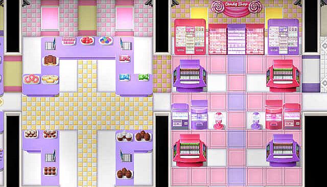 RPG Maker MZ - KR Candy Shop Tileset
