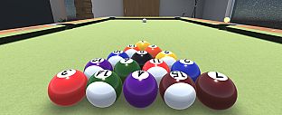 Pocketing the ball-Billiards Simulator - 8 ball- 3D pool