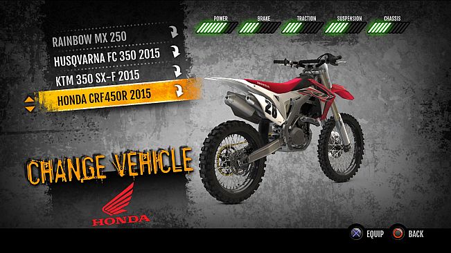 MX vs. ATV Supercross Encore - 2015 Honda CRF450R MX