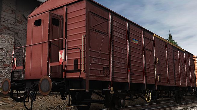 Trainz 2019 DLC - CFR Marfa Gbs/Gbgs freight car pack