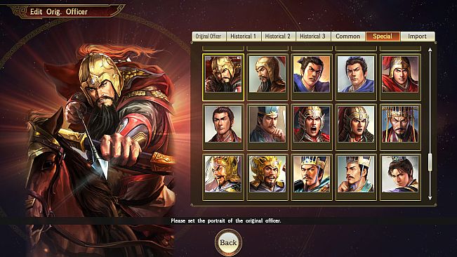 RTK14: "ROMANCE OF THE THREE KINGDOMS XIII" Officer CG Set - 2nd Wave