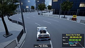 1980s & 90s Style - Retro Track Car Racer