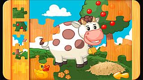 Animal Farm Jigsaw Games for Toddlers, Babys and Kids