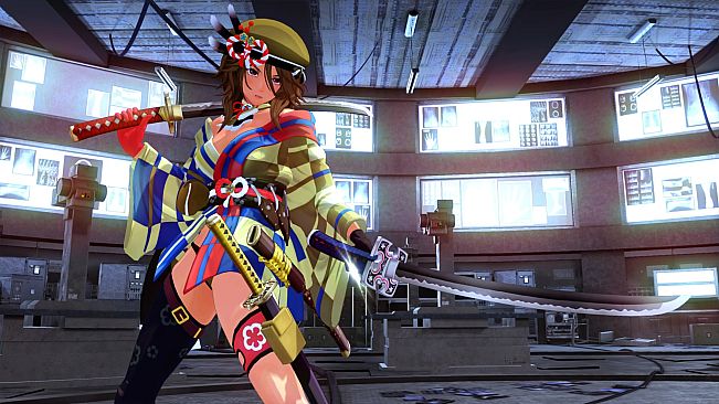 OneeChanbara ORIGIN - Exclusive Aya Costume: Saki's Fantasy Brocade Yellow