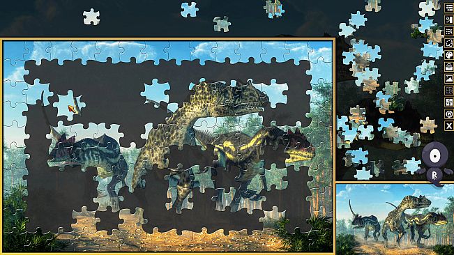 Pixel Puzzles DINOSAURS Jigsaws