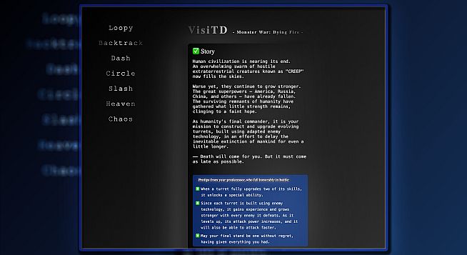 VisiTD - Monster War: Dying Fire -