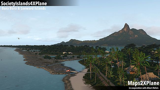 X-Plane 11 - Add-on: Aerosoft - Society Islands XP - Bora Bora & Leeward Islands