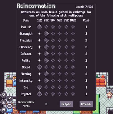 Reborn: An Idle Roguelike RPG
