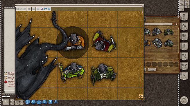 Fantasy Grounds - Black Dragons (Token Pack)