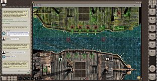 Fantasy Grounds - Black Scrolls Pirate and Ghost Ship (Map Tile Pack)