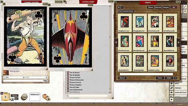 Fantasy Grounds - Flash Gordon Action Deck