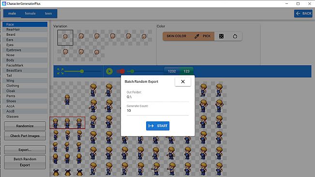 Character Generator Plus