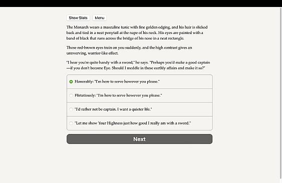 Games of the Monarch's Eye