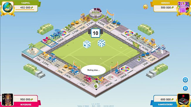 Business tour. Piggybank of gold