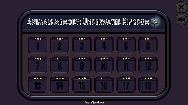 Animals Memory: Underwater Kingdom
