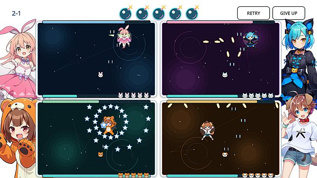 4 SCREENS, 1 SHOT