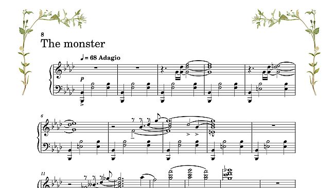 I'm Making a Monster [Sheet Music]