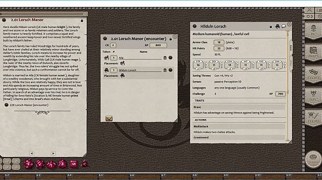 Fantasy Grounds - Village Backdrop : Woodridge (5E)