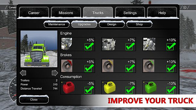 Arctic Trucker Simulator