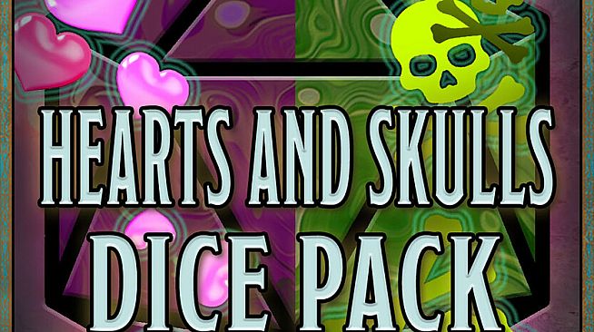 Fantasy Grounds - Hearts and Skulls Dice Pack