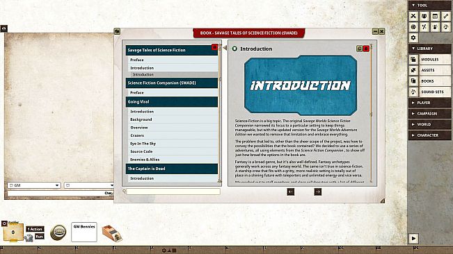 Fantasy Grounds - Savage Tales of Science Fiction (SWADE)