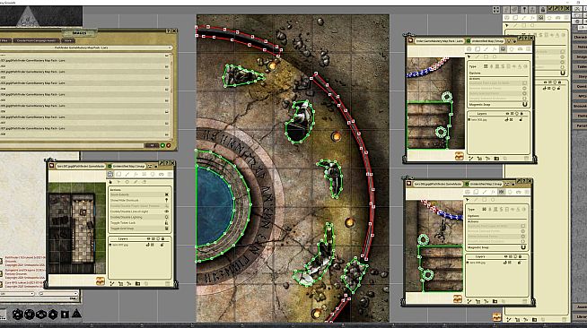 Fantasy Grounds - Pathfinder RPG - GameMastery Map Pack: Lairs