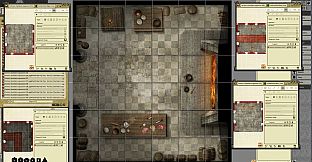 Fantasy Grounds - Pathfinder RPG - Flip-Tiles - Fortress Chambers Expansion