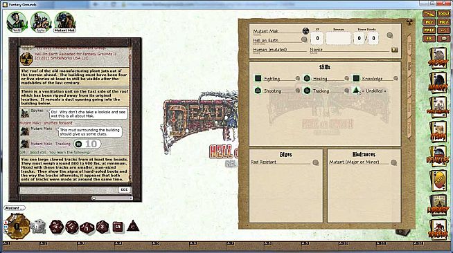 Fantasy Grounds - Deadlands Reloaded: Hell on Earth Reloaded Player's Guide