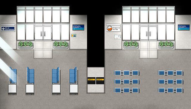 RPG Maker MV - KR Transportation Station - Airport Tileset