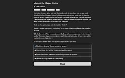 Mask of the Plague Doctor