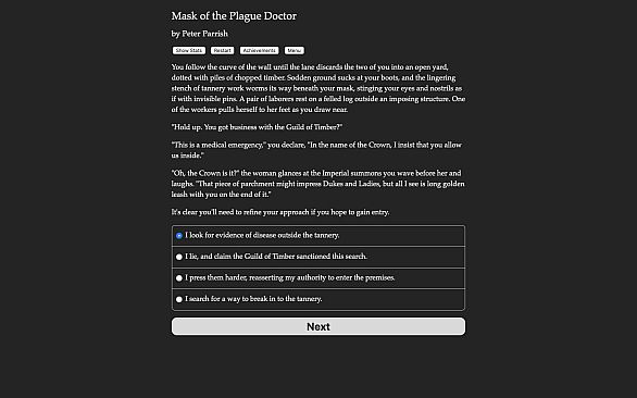 Mask of the Plague Doctor