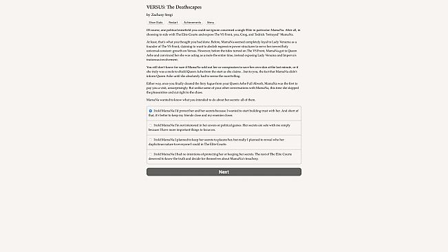 VERSUS: The Deathscapes - Fated Babel Database