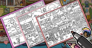 FIND ALL: Valentine's Day  - Coloring Book