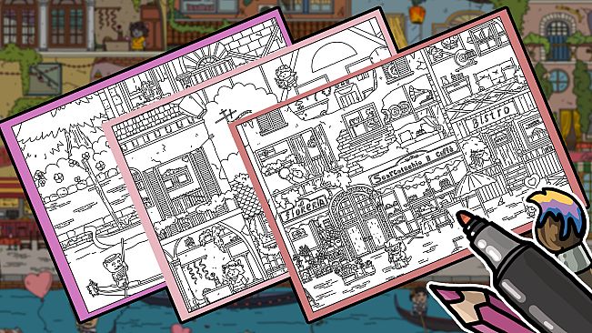 FIND ALL: Valentine's Day  - Coloring Book