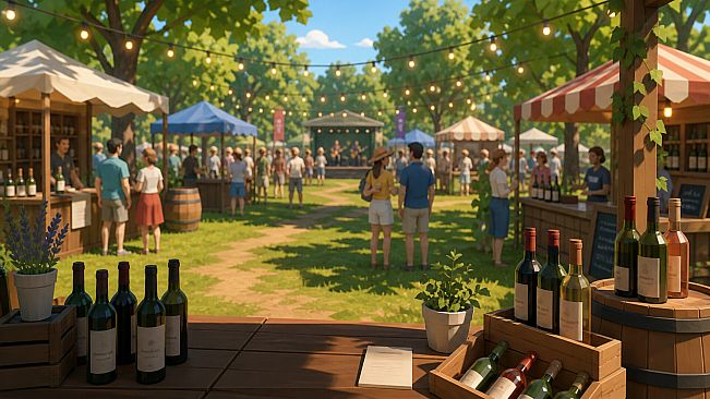 Outdoor Wine Market Simulator