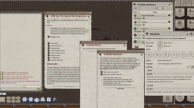 Fantasy Grounds - Mini-Dungeon #013: The Case of the Scrupulous Pawnbroker (5E)